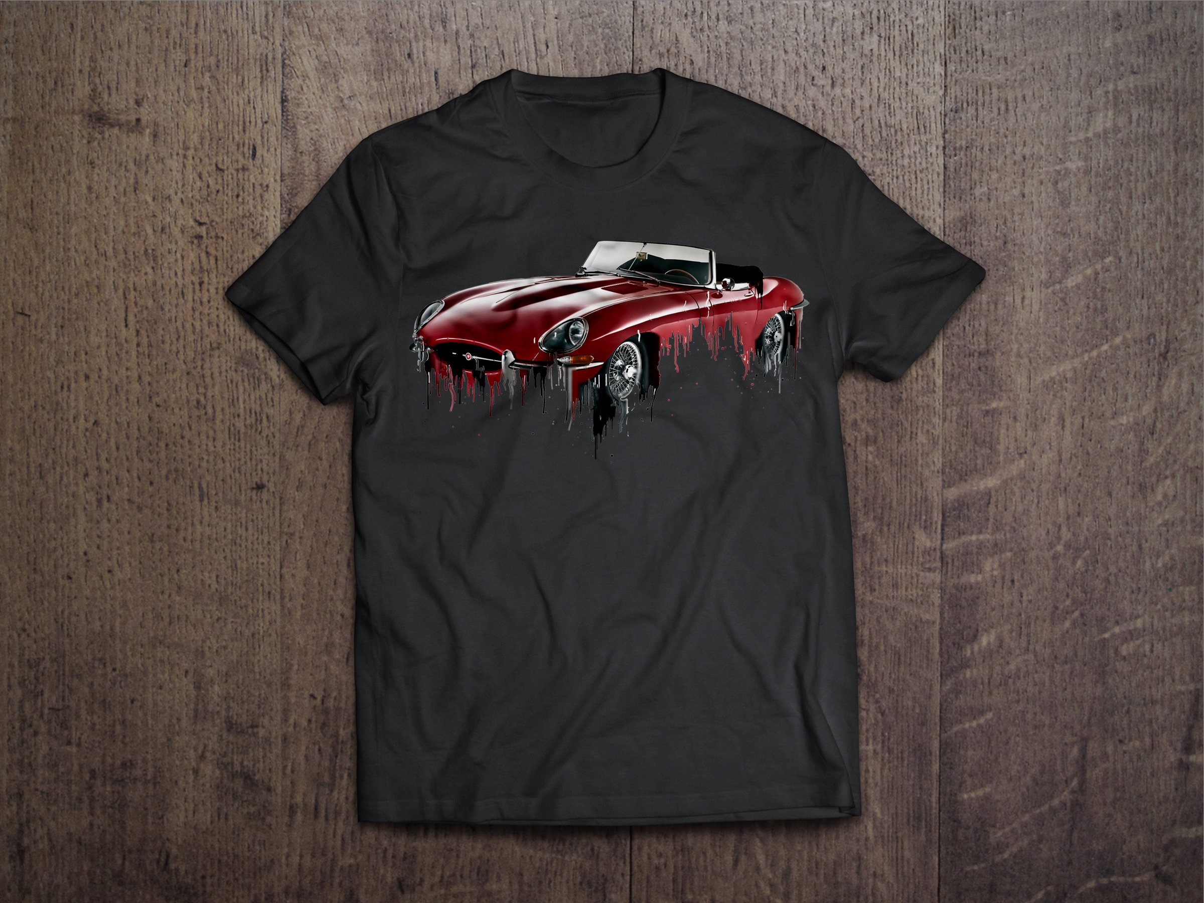 Jaguar E Type Liquid Metal Jaguar E Type Liquid Metal tshirt