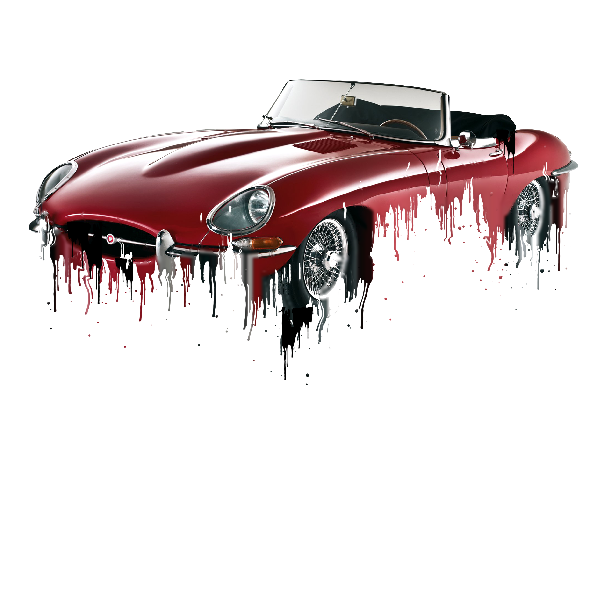 Jaguar E Type Liquid Metal