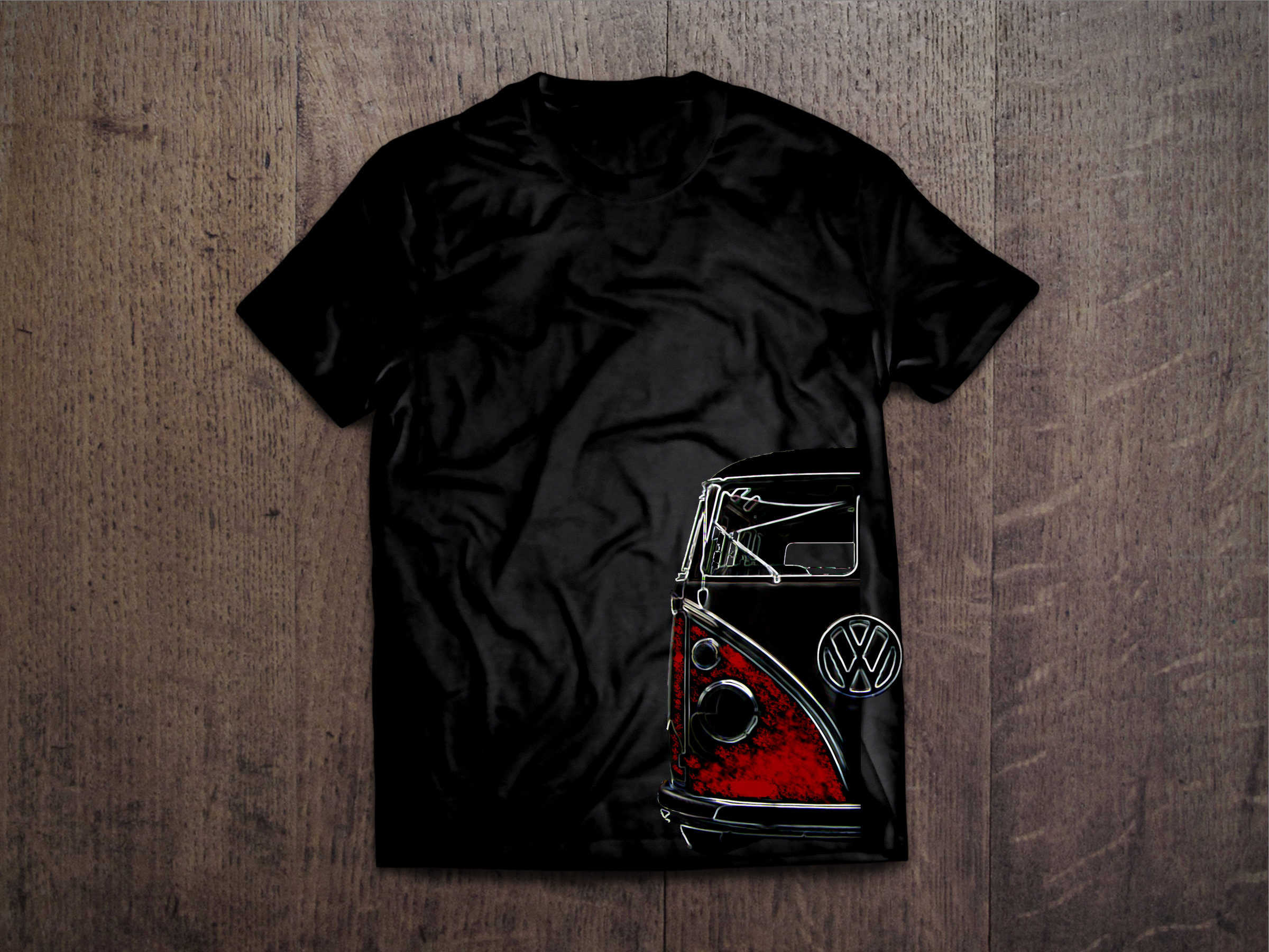 VW Samba VW Half Shirt Samba