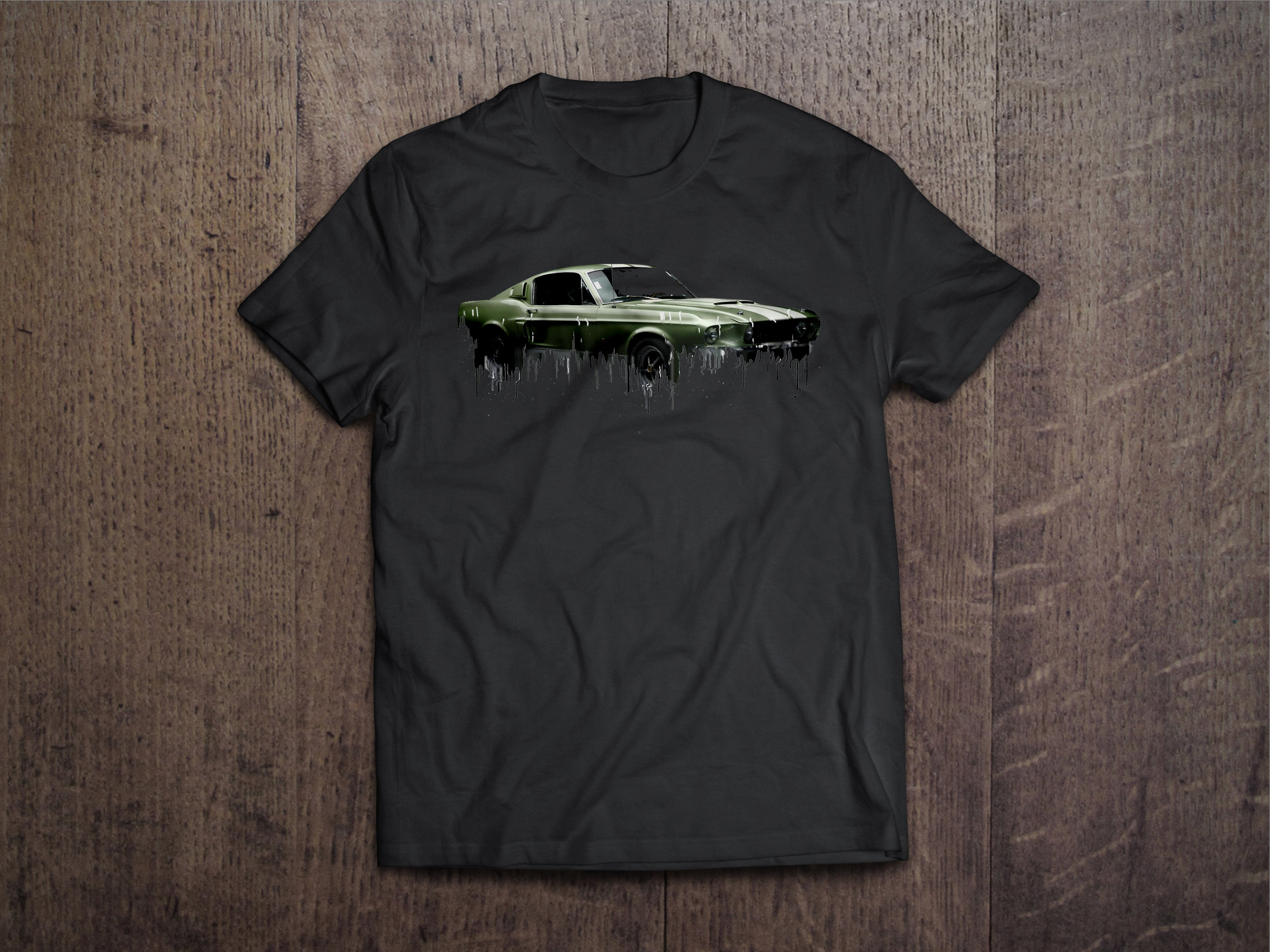 Shelby Mustang Liquid Metal Ford Liquid Metal Tshirt Mustang
