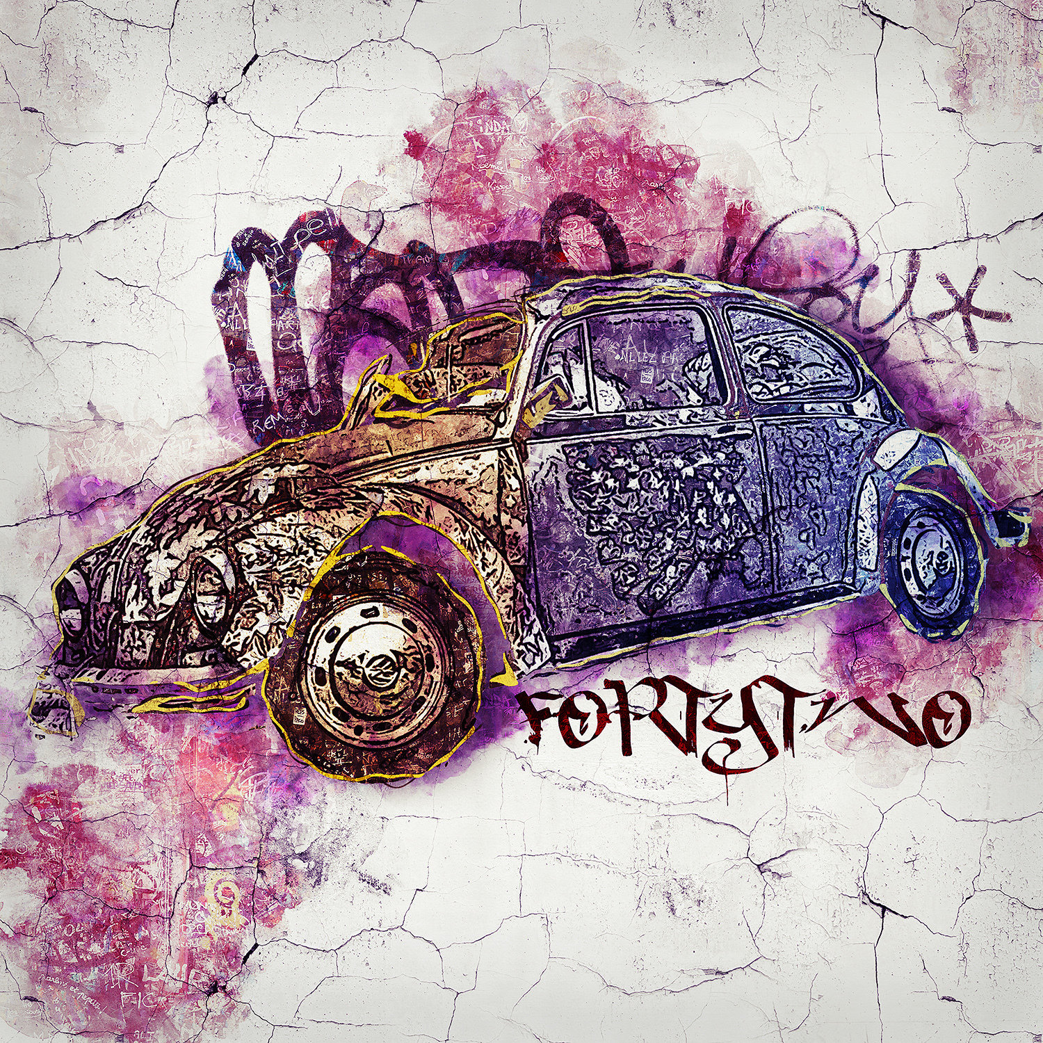 VW Beetle Street Art