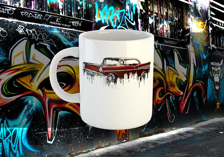 Chevrolet Bel Air Liquid Metal Chevrolet Liquid Metal Bel Air Mug