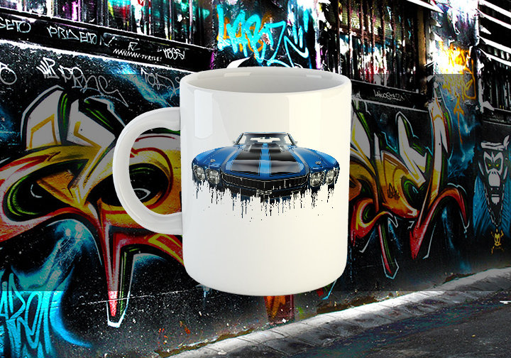 Chevrolet Chevelle Liquid Metal Chevrolet Liquid Metal Chevelle Mug