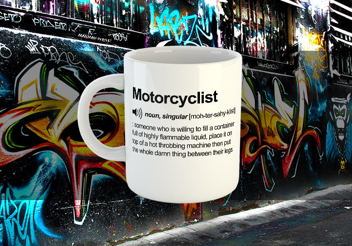 Motorcyclist Definition Chest Candy Motorcyclist Mug