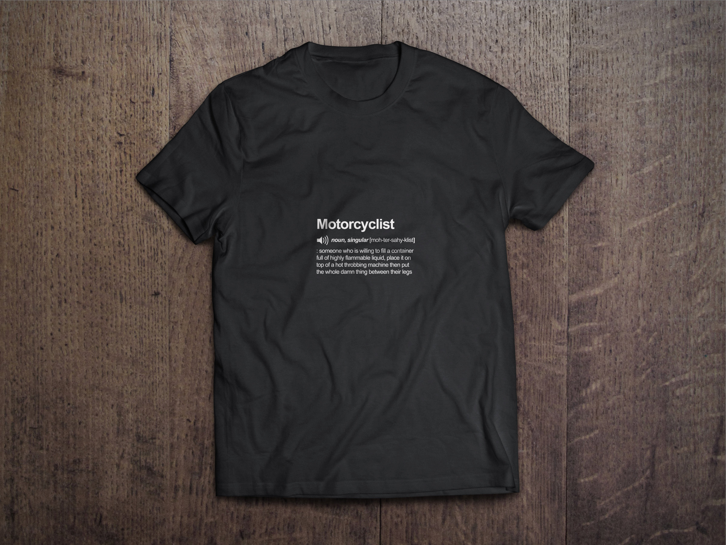 Motorcyclist Definition Chest Candy Motorcyclist Tshirt