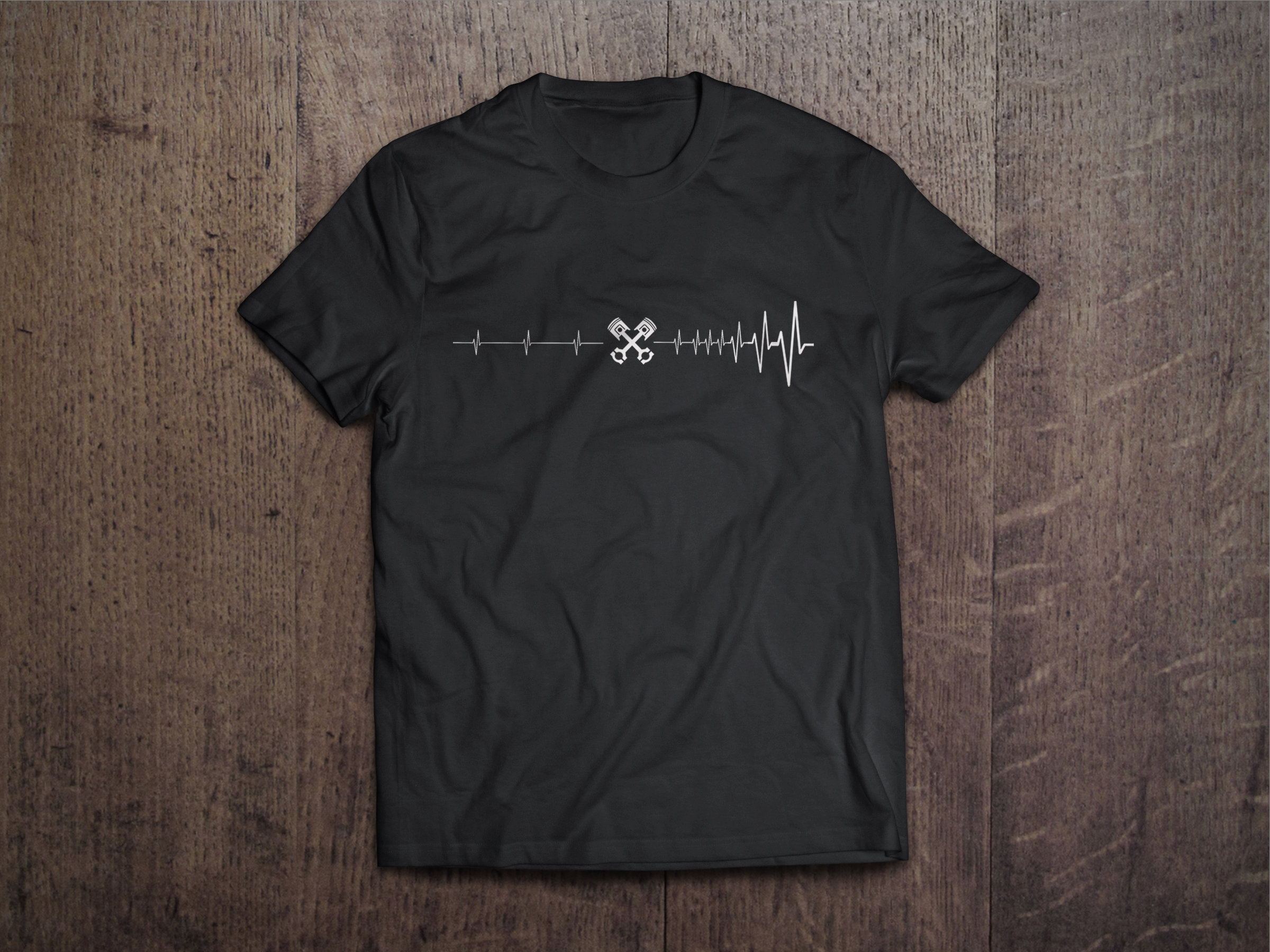 Petrolhead Heartbeat Chest Candy Heartbeat Petrolhead Tshirt
