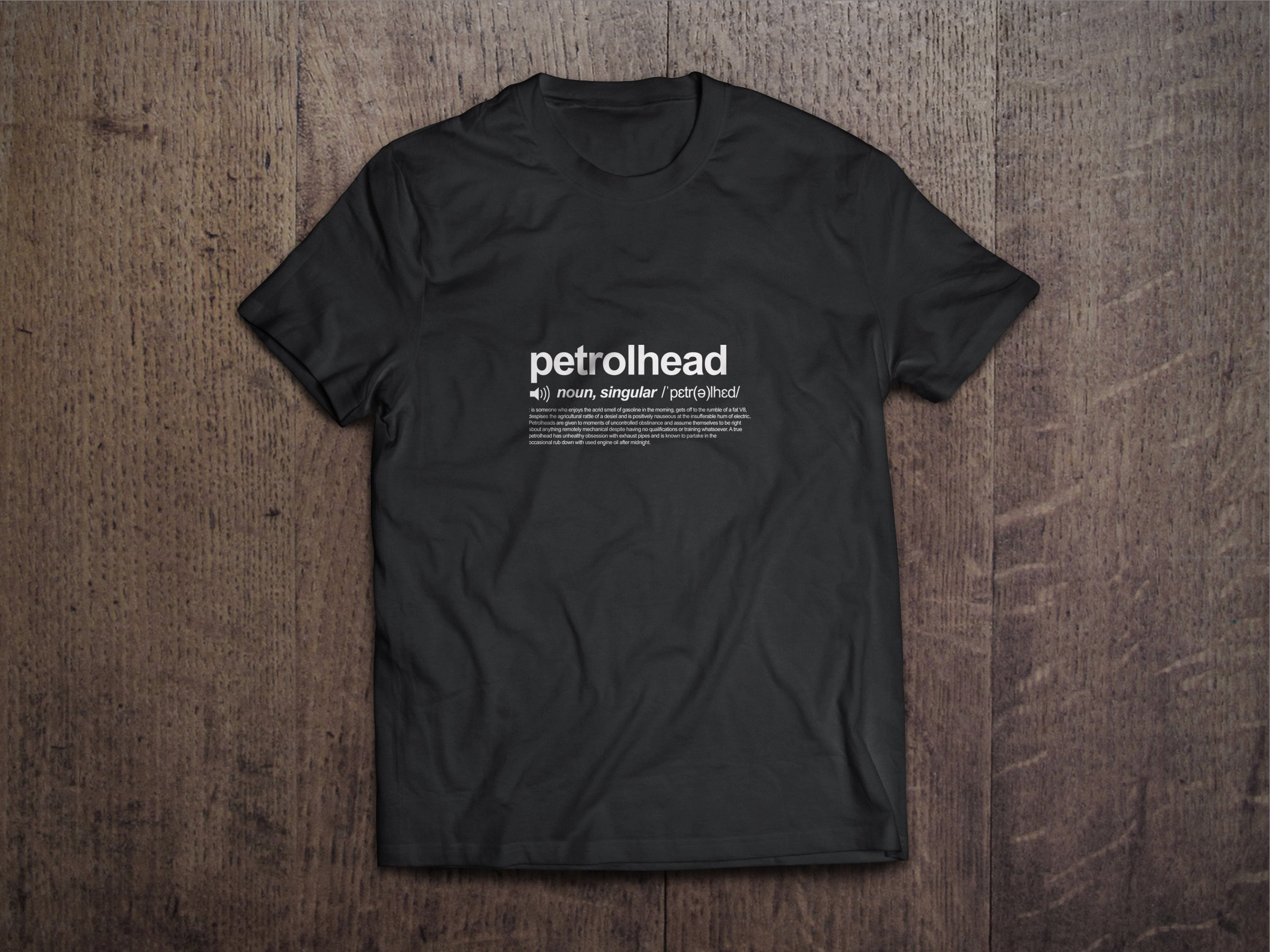 Petrolhead Definition Chest Candy Petrolhead Tshirt