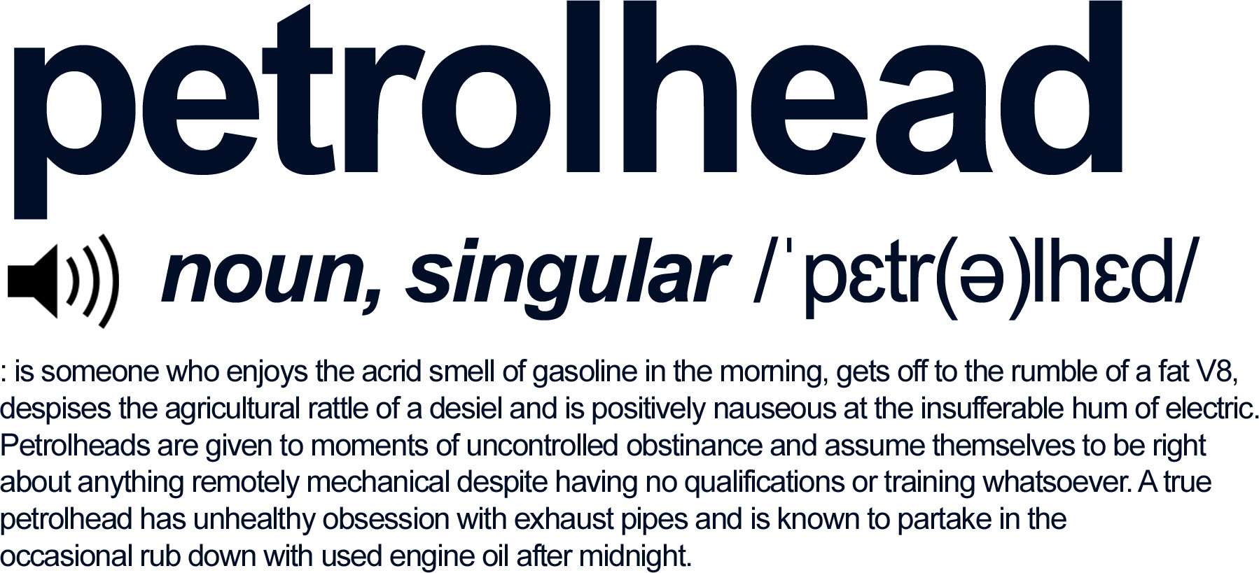 Petrolhead Definition