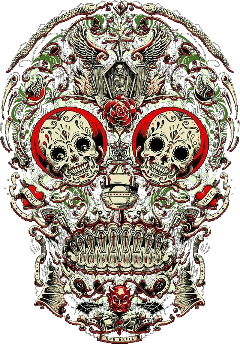 Sugar Skull Dia de Los Muertos