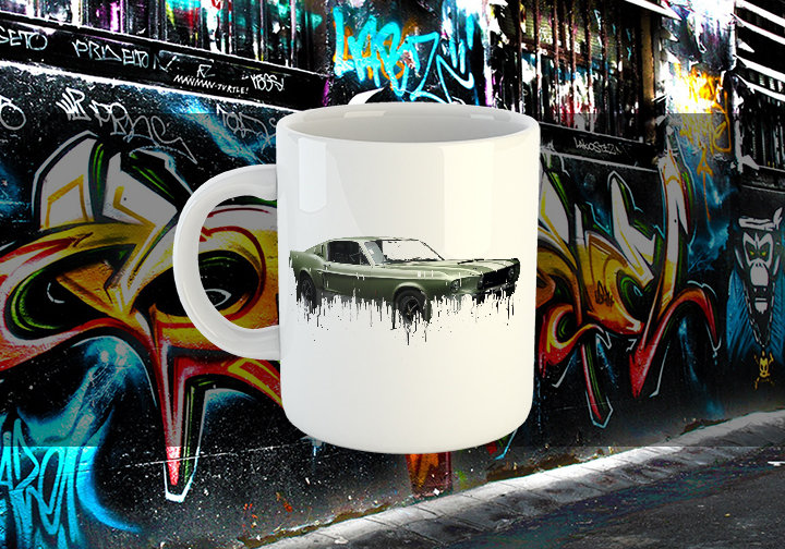 Ford Mustang Shelby Liquid Metal Ford Liquid Metal Mustang Mug