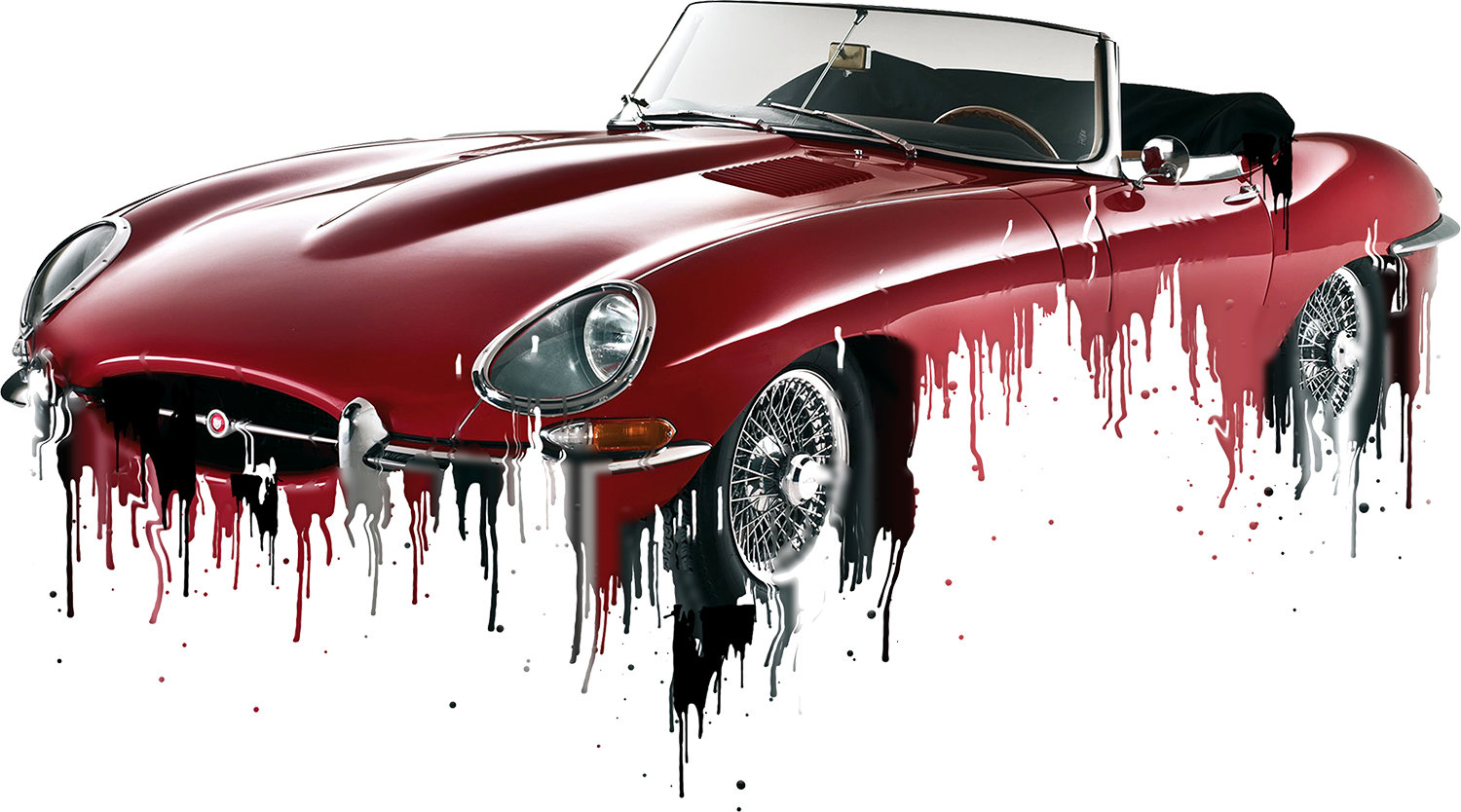 Jaguar eType Liquid Metal