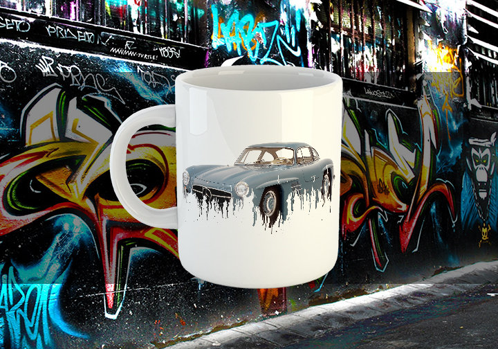 Mercedes Classic Liquid Metal Mug Mercedes Liquid Metal 300 Mug