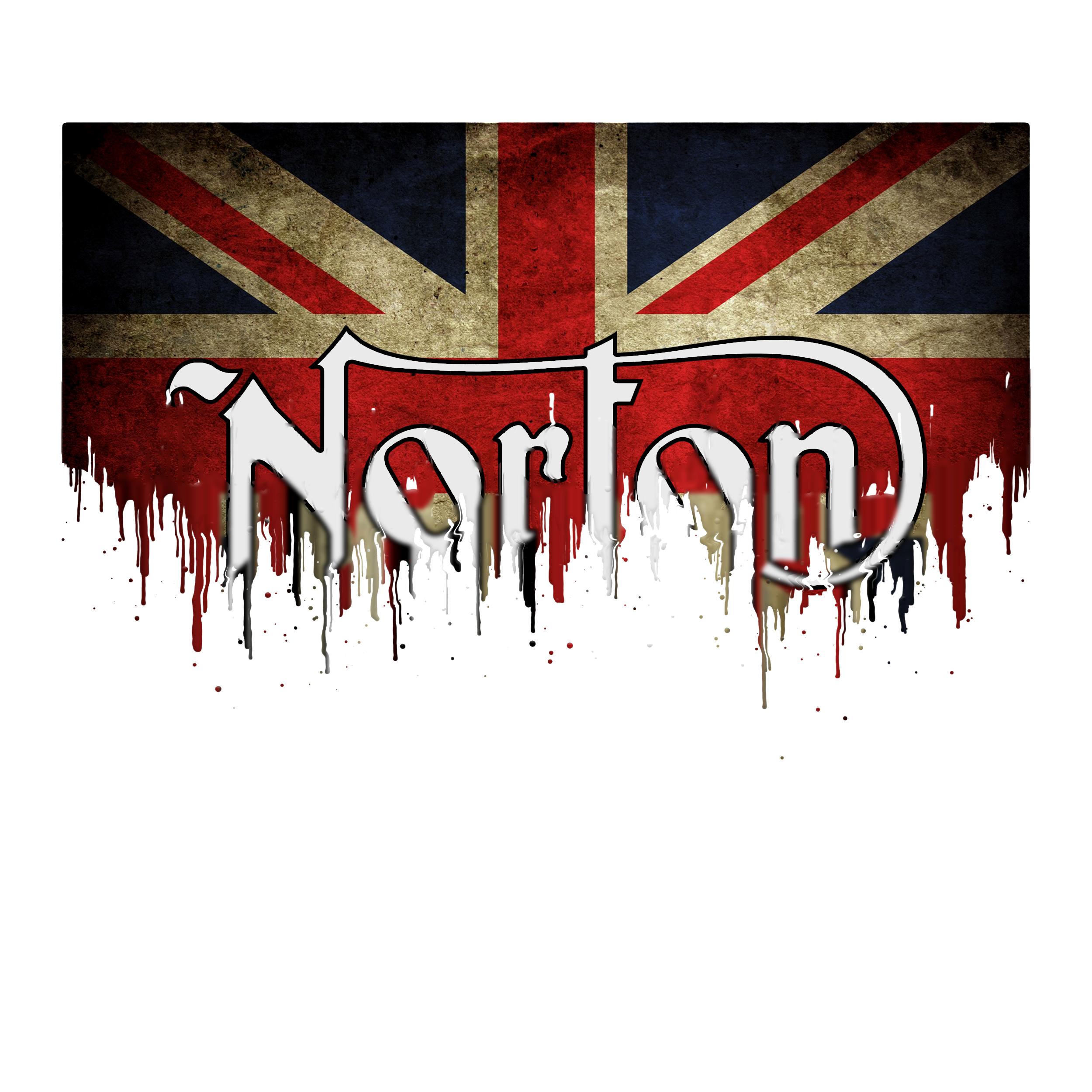 Norton UK Flag Liquid Metal Mug