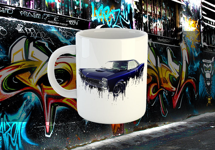 Pontiac GTO Liquid Metal Mug Pontiac Liquid Metal GTO Mug