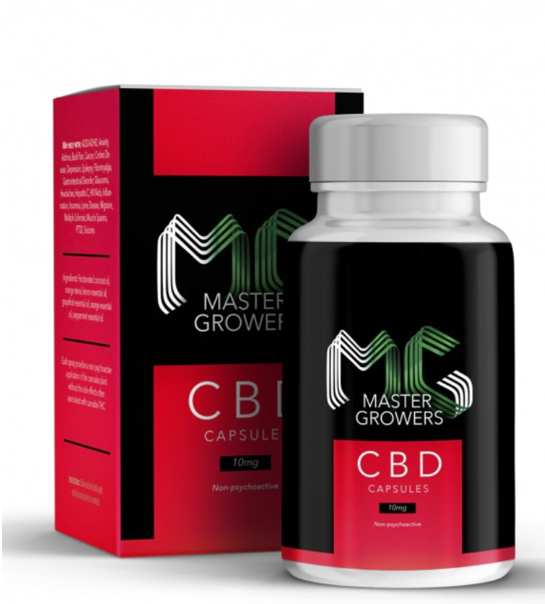 Master Growers: CBD Cannabidiol Capsules 10MG 25ct 03