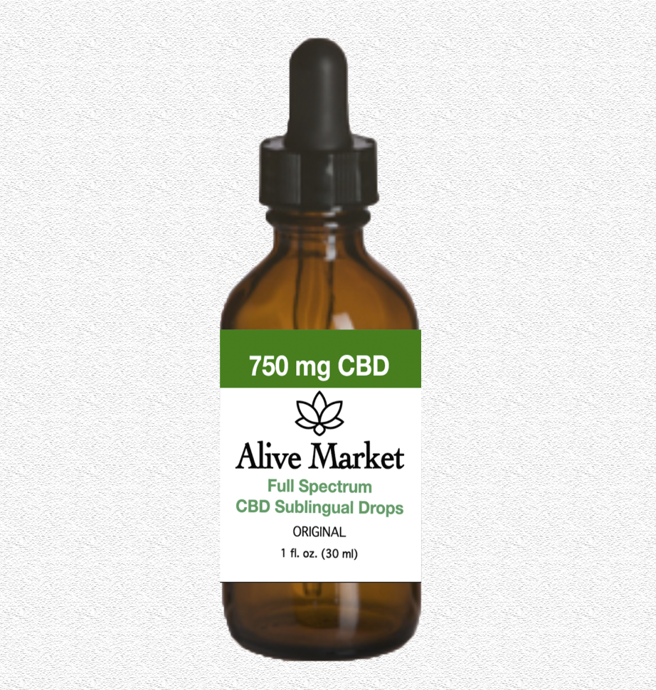 Alive Market Full Spectrum CBD Oil Drops 750 mg Original 00004