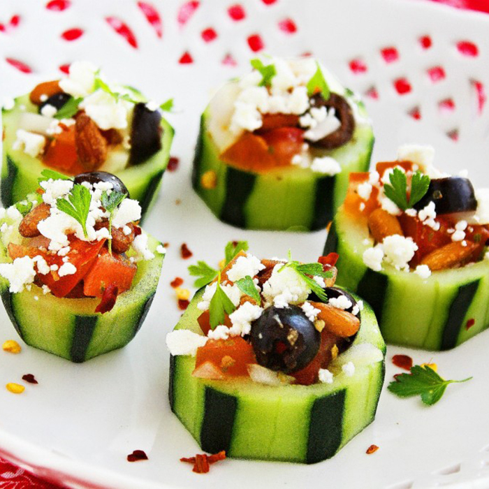 Mediterranean Cucumber Cups 00104
