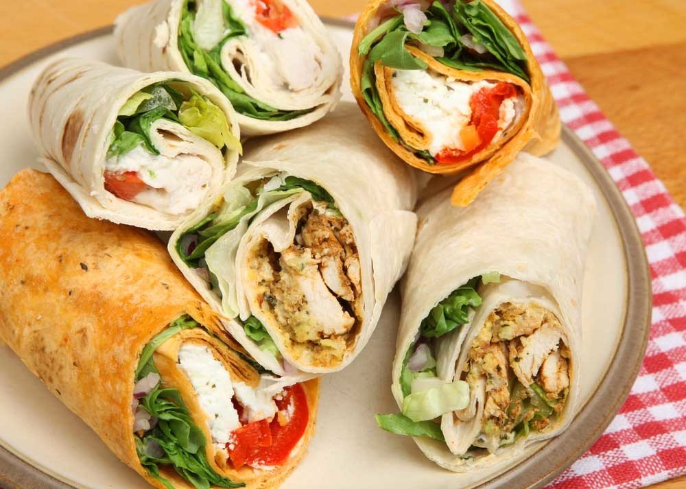 Chez BeeSen Assorted Wrap Platter Mediterranean Restaurant & Catering