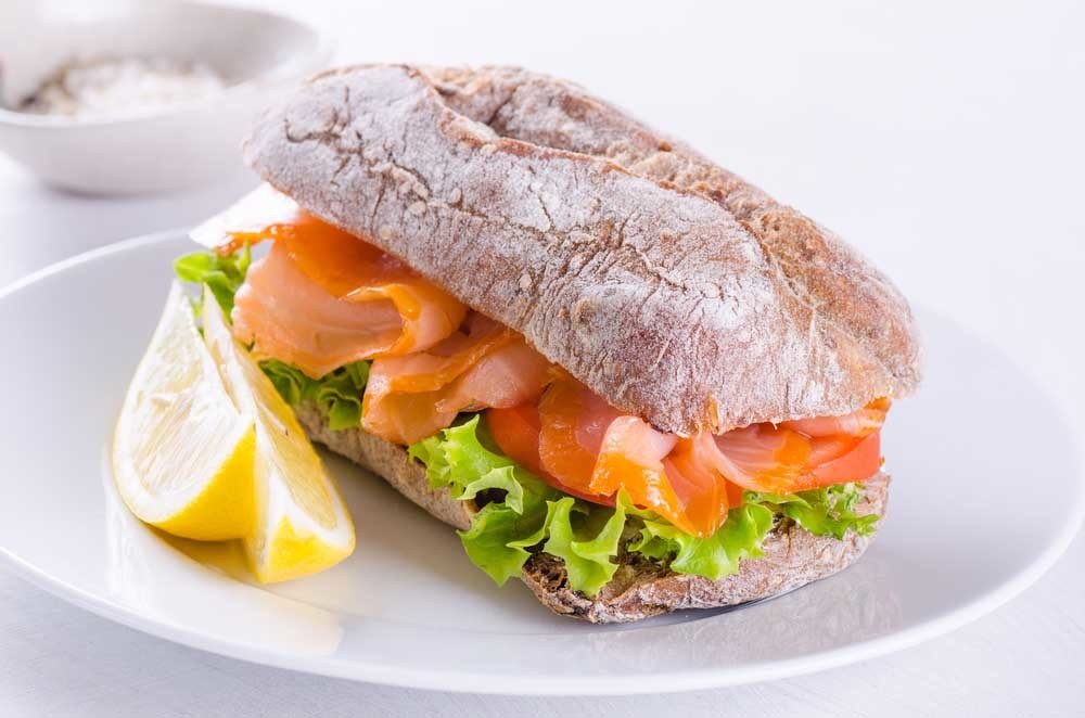 Smoked Salmon Sandwich 1821