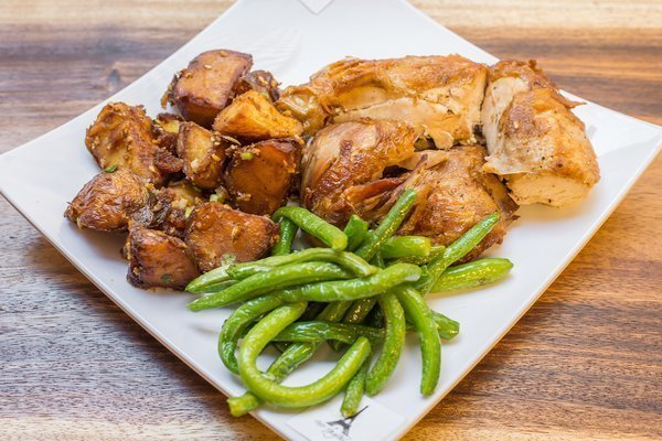 Empire Chicken & Garlic Roasted Veggies Empire Chicken & Garlic Roasted Veggies