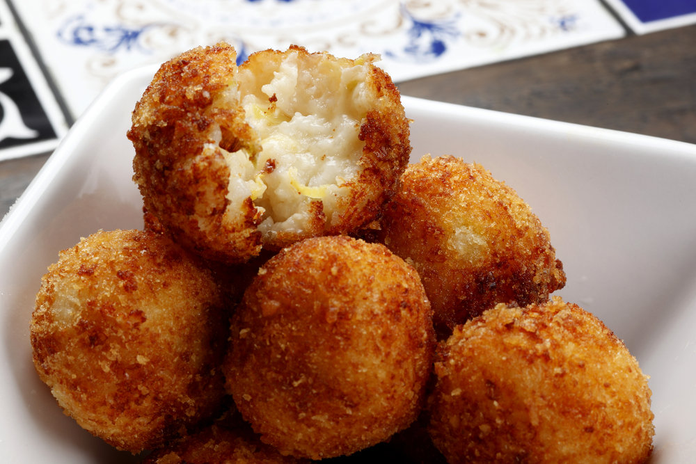 Risotto Balls with Cheese & Herbs Risotto Balls with Cheese & Herbs