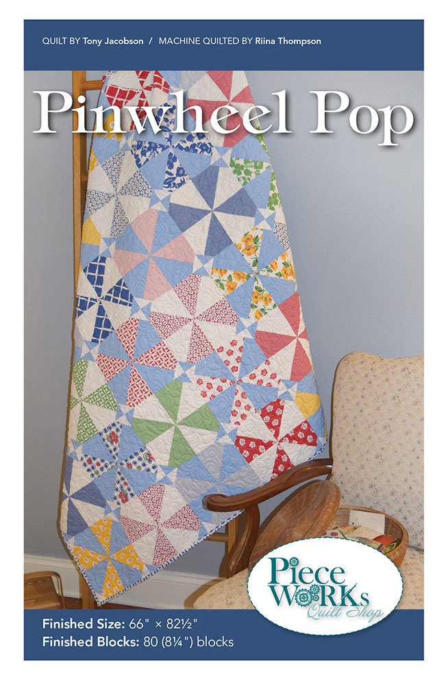 "Pinwheel Pop" Quilt Pattern PDF Pinwheel Pop