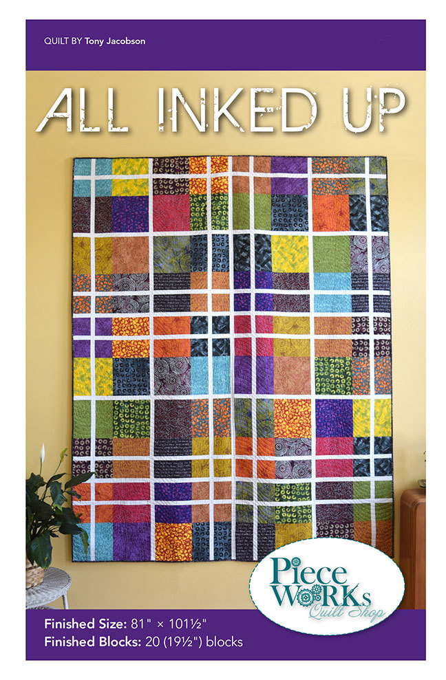 "All Inked Up" Quilt Pattern PDF All Inked Up