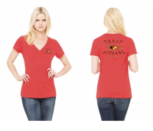 On Sale! Ladies V-Neck Red, reg $20