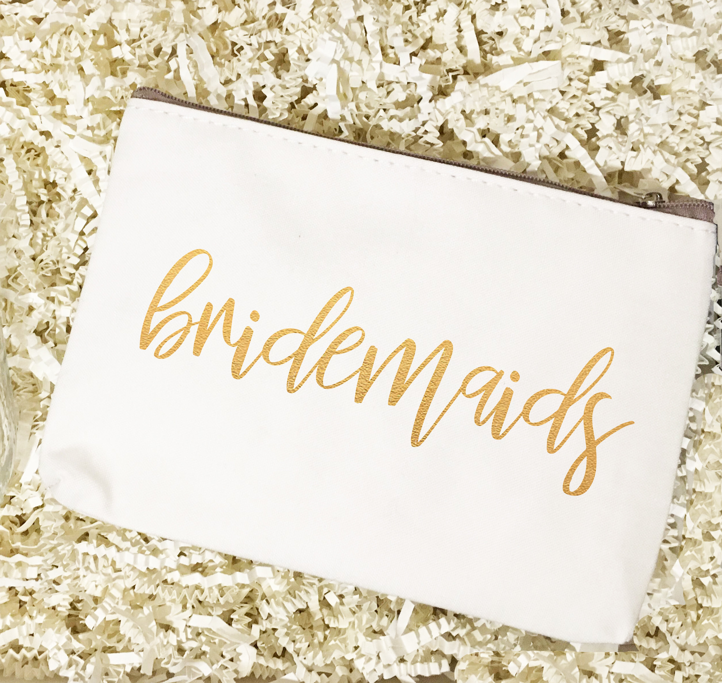 Bridal Party Titles | Make Up Bag