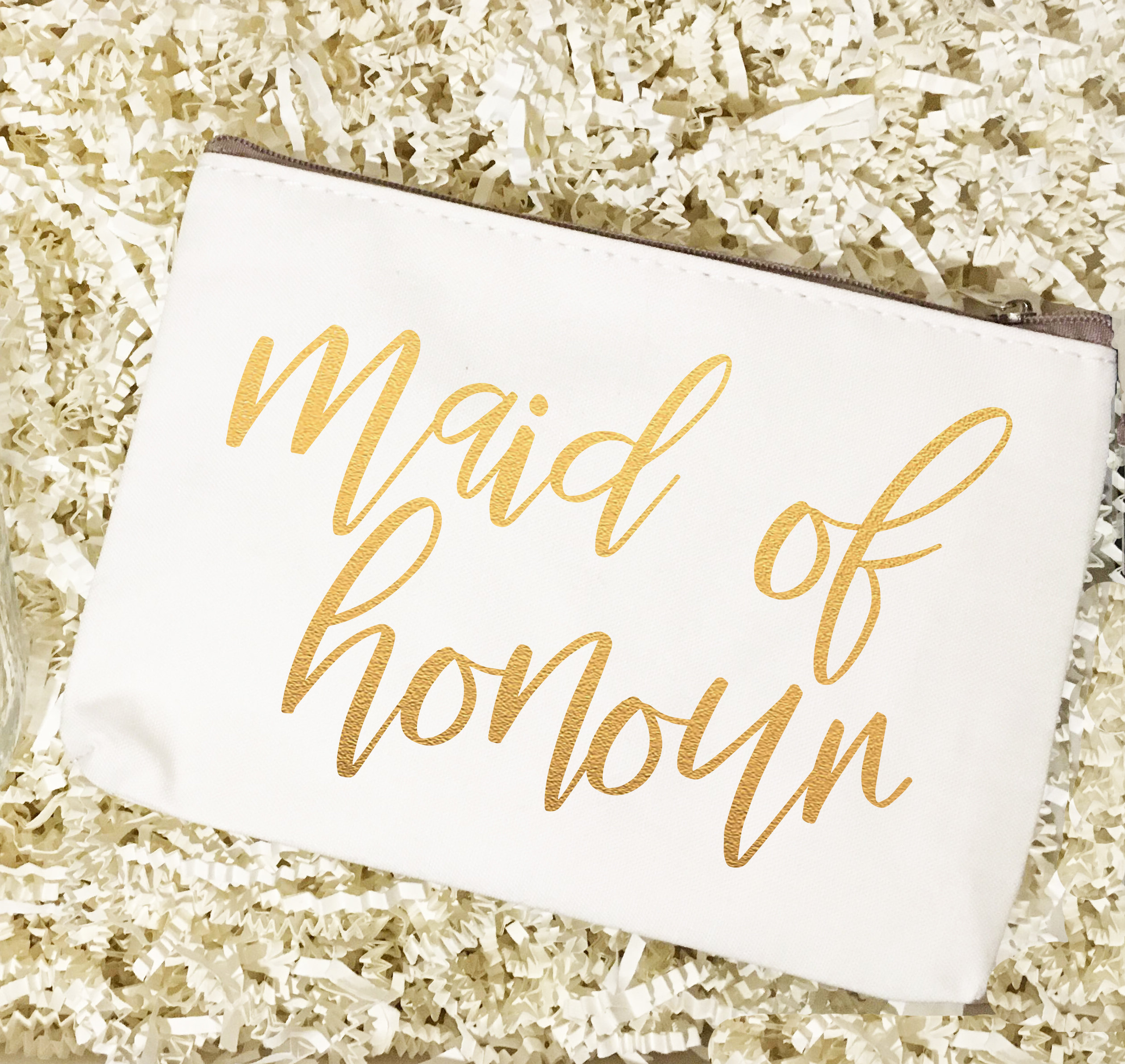 Bridal Party Titles | Make Up Bag