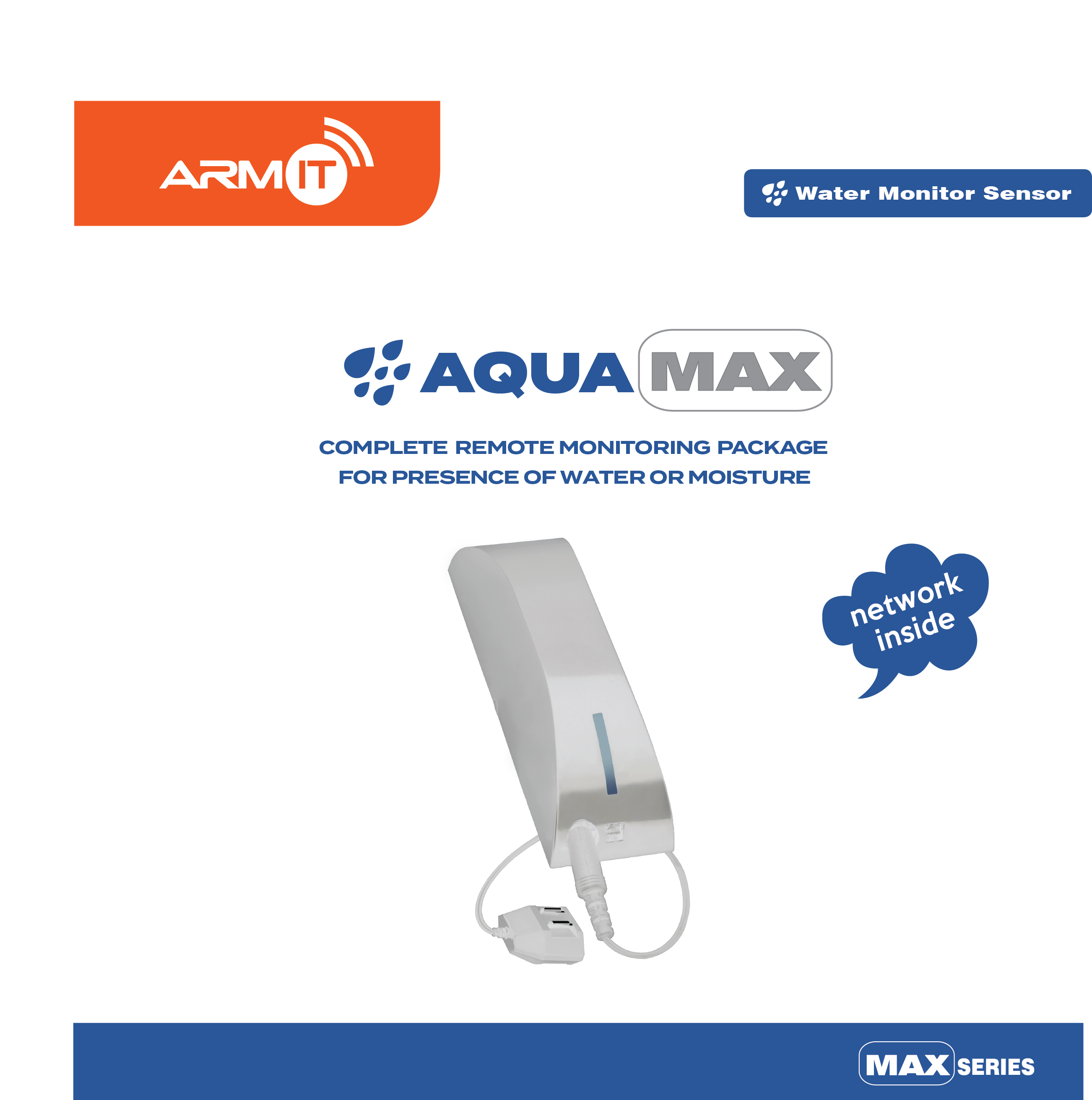 ARMIT AquaMAX™ | Complete Water Leak Monitor Kit : AQUAMAX-WH