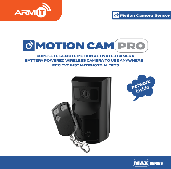 ARMIT MotionCam-Pro™ | Wireless Motion Sensor Camera