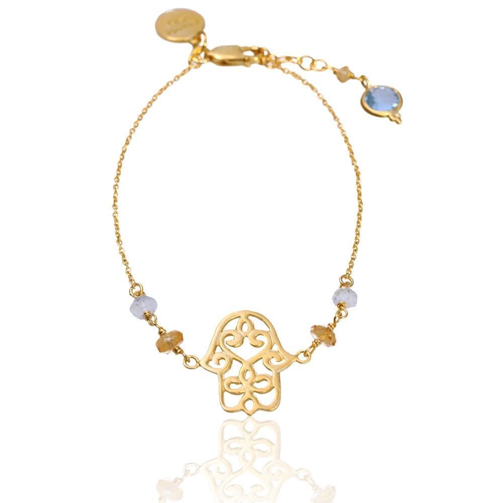 Hamsa Bracelet • Gold Vermeil 00018