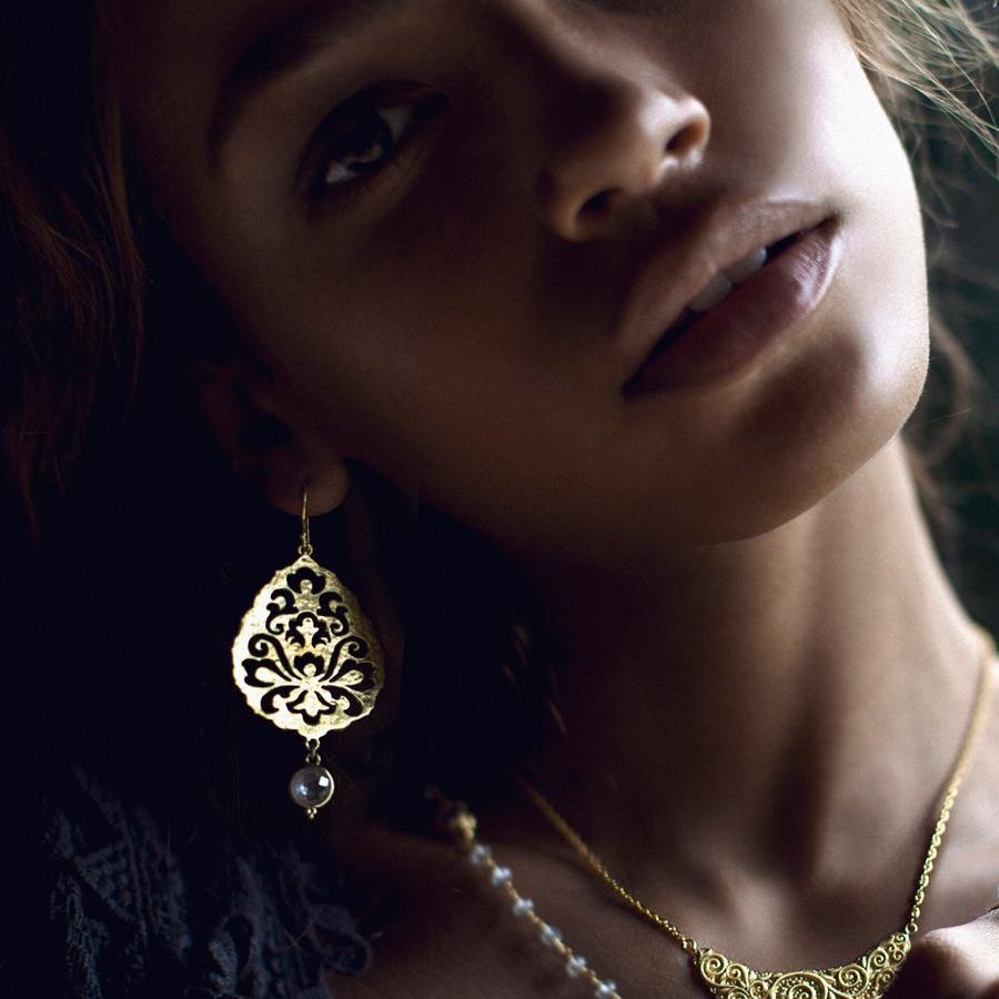 Souldance Earrings • Rose Quartz • Gold Vermeil