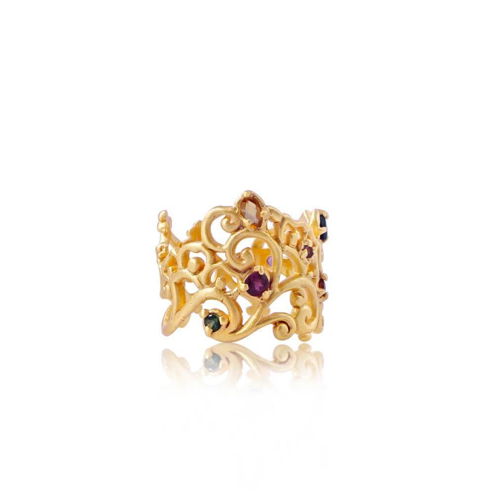 Follow Your Bliss Ring • Gold Vermeil 00027