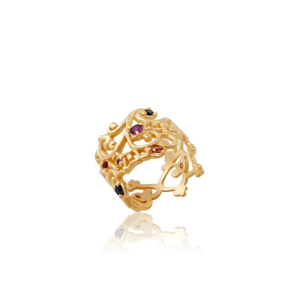 Follow Your Bliss Ring • Gold Vermeil