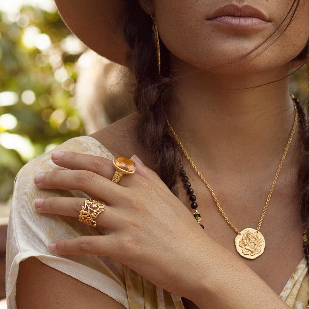Follow Your Bliss Ring • Gold Vermeil