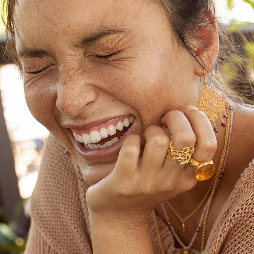 Follow Your Bliss Ring • Gold Vermeil