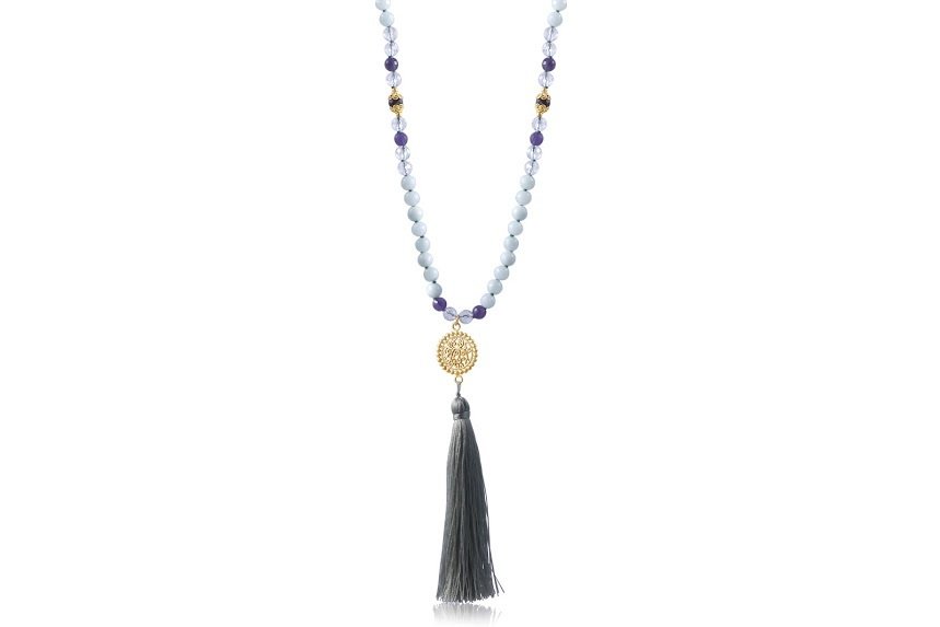 True Colors Mala • Amazonite • Crystal 00006