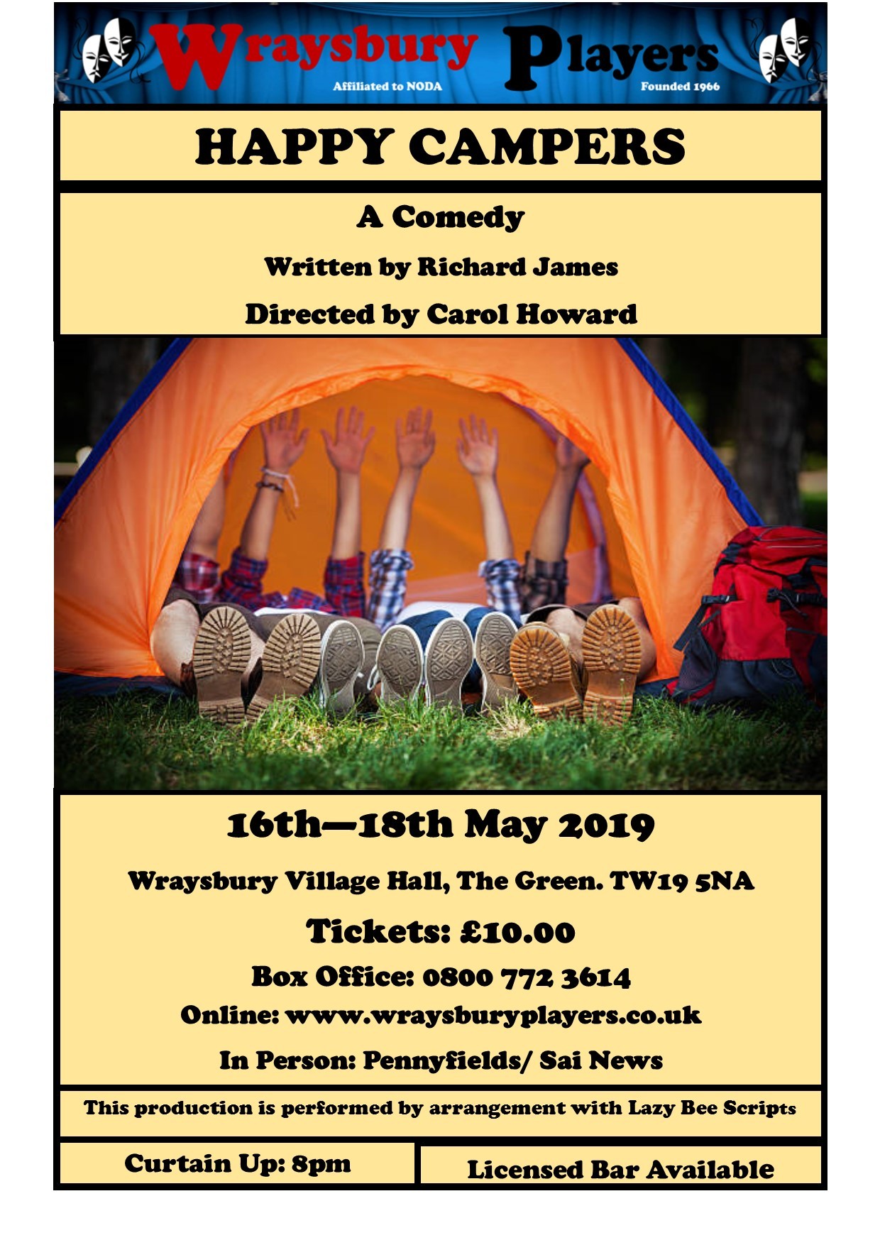 Happy Campers - Saturday 18th May 2019 18052019