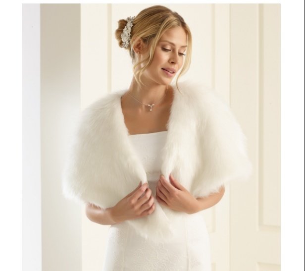 Faux Fur Cape