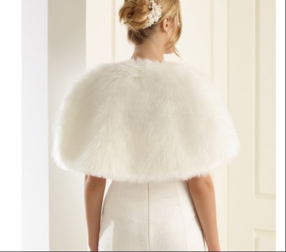 Faux Fur Cape
