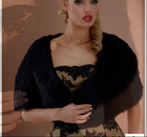 Faux Fur Cape