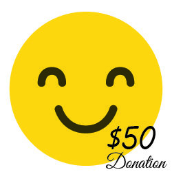 $50 Donation ( 22 cents a day) $50 Donation ( 22 cents a day)