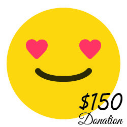 $150 Donation ( 55 cents a day) 00005