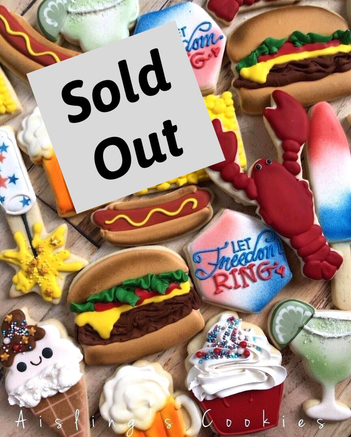 Sold Out Summer Themed Beginner Cookie Decorating Class