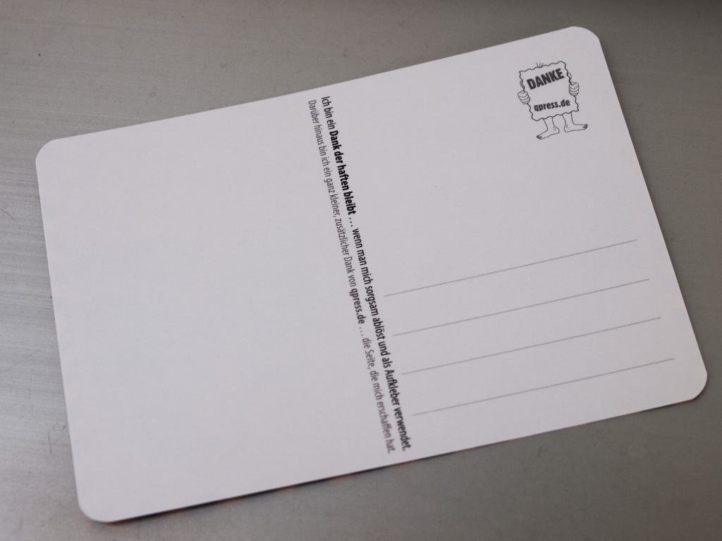 DANKE Postkarte | Aufkleber