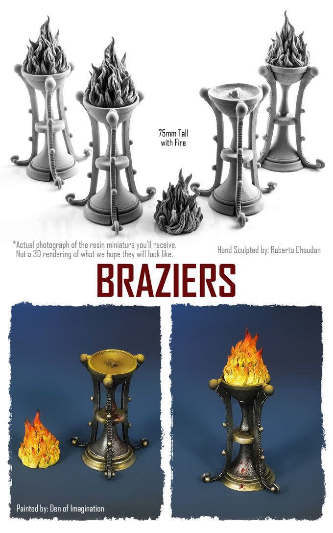 Braziers (Set of 4) NXHZD002