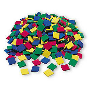 Foam Square Color Tiles (400) TB17721T