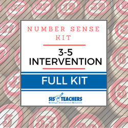 3-5 Intervention Number Sense Kit - FULL 3-5 Intervention Number Sense Kit - FULL